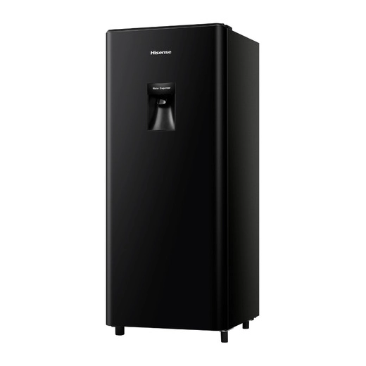 Heladera Hisense Single Door 177 Litros Dispenser De Agua Negra