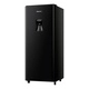 Heladera Hisense Single Door 177 Litros Dispenser De Agua Negra