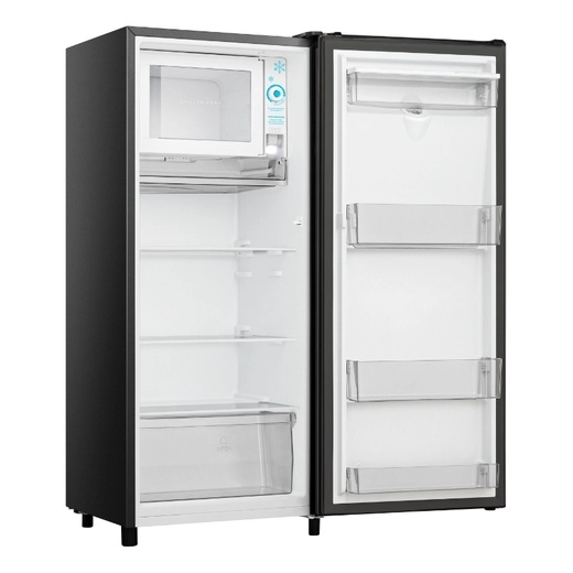 Heladera Hisense Single Door 177 Litros Dispenser De Agua Negra