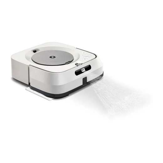 Aspiradora Robot Braava Jet M6 iRobot Trapeador Conexión Wi-fi Blanca