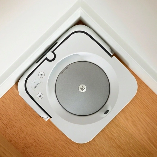 Aspiradora Robot Braava Jet M6 iRobot Trapeador Conexión Wi-fi Blanca