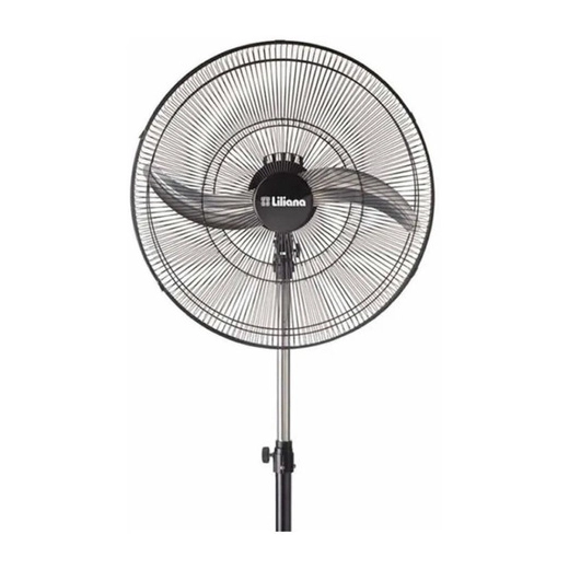 Ventilador De Pie Liliana Negro 25"