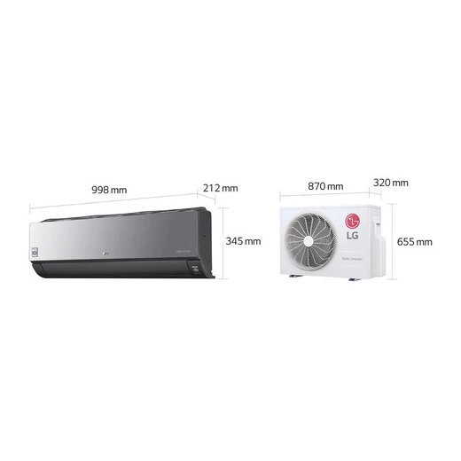 Aire Acondicionado LG Art Cool Split Inv Wifi 6450W