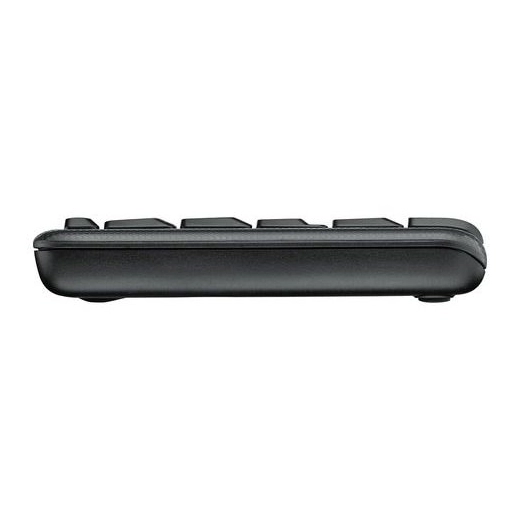 Kit De Teclado Y Mouse Inalámbrico Logitech Mk220 Español Latinoamérica Negro