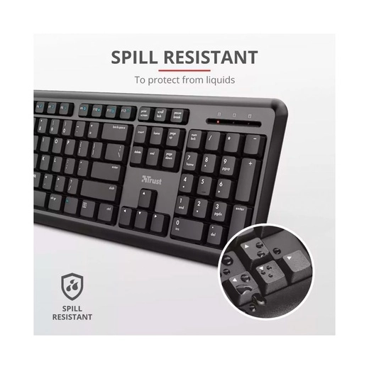 Teclado Y Mouse Trust Ody Wireless Es 