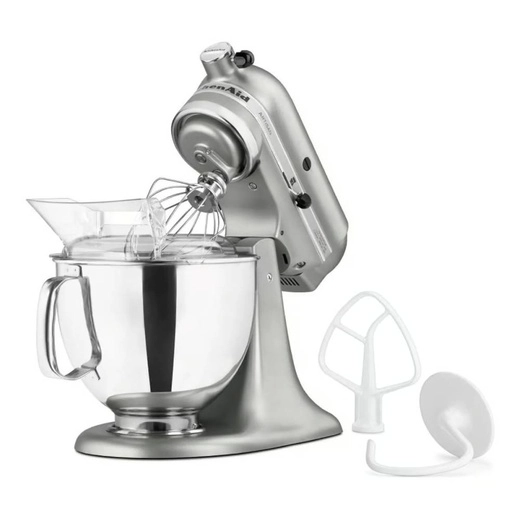 Batidora Planetaria Kitchen Aid Artisan Plateada
