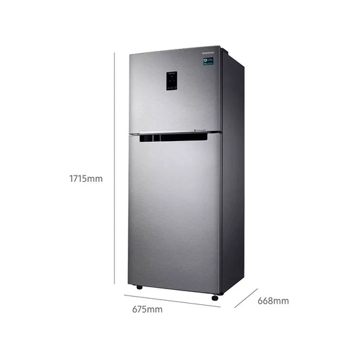 Heladera Samsung Freezer Superior 362 Lts Gris