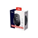Mouse Trust Ozaa Recargable Negro