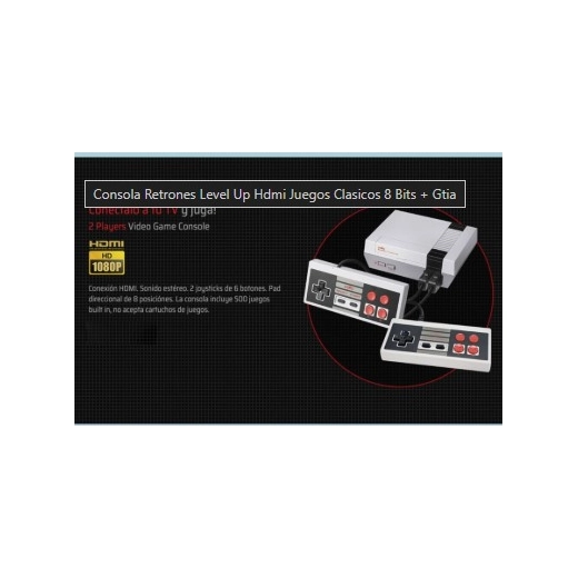 Consola Family Retro Nes Hd Level Up