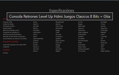 Consola Family Retro Nes Hd Level Up