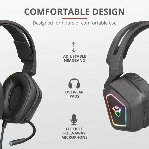 Auricular Gamer Trust Gxt450 Bliz Rgb7.1