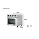Horno Eléctrico Freidor BGH Mecánico Inoxidable 30L
