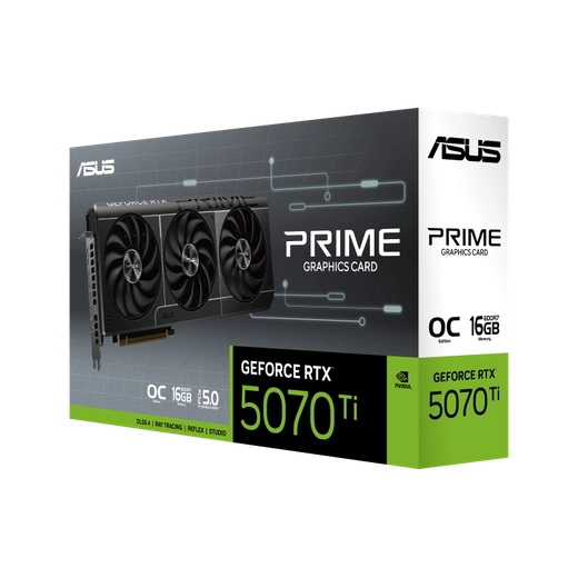 Placa de video Asus Prime GeForce RTX 5070 Ti OC Edition 16GB
