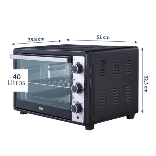 Horno Eléctrico BGH Mecánico Duo 40L