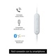 Auriculares Sony WI-C100/WZUC White