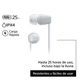 Auriculares Sony WI-C100/WZUC White