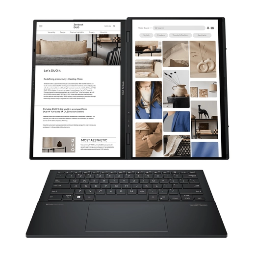 ASUS Zenbook Duo Intel Core Ultra 9 Processor 120Hz 32GB 1TB