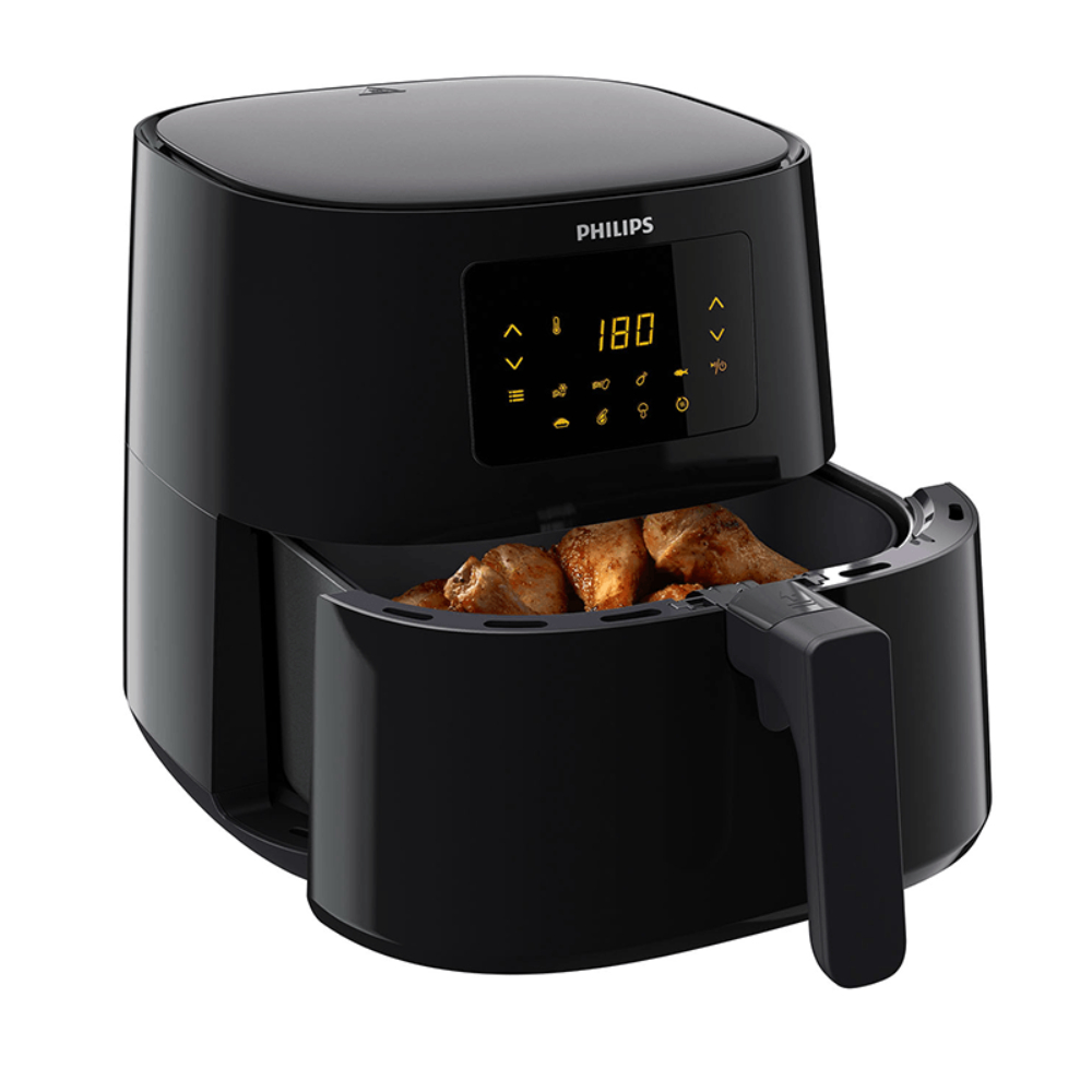 Freidora De Aire Philips 6.2L Digital Negro XL 2000W
