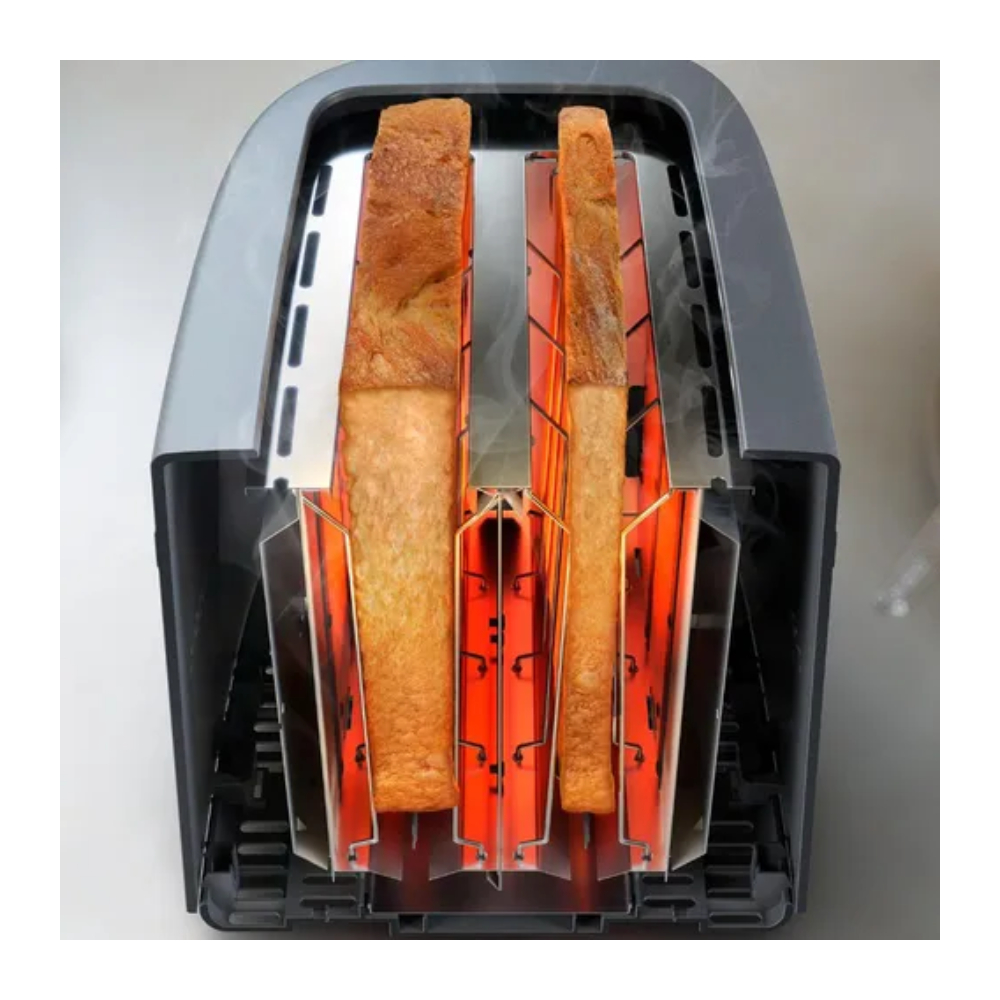 Tostadora Philips 650W Colección Essentials Negra