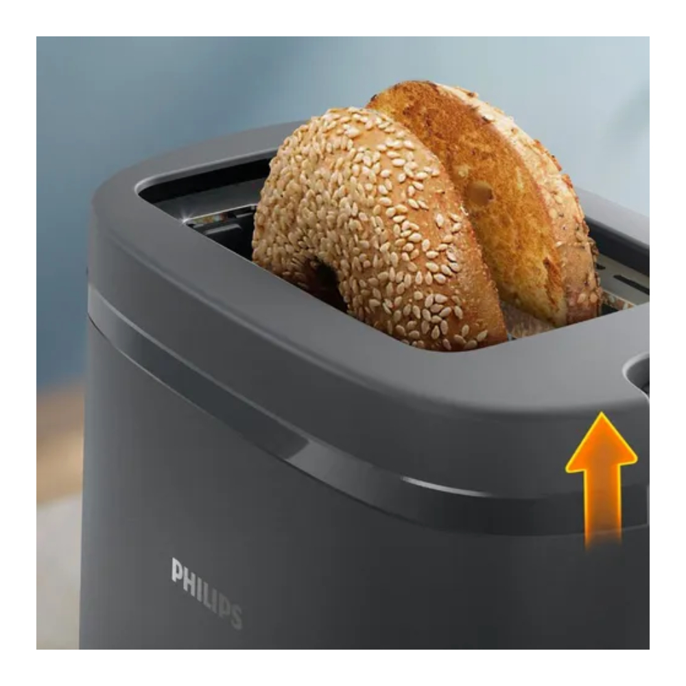 Tostadora Philips 650W Colección Essentials Negra