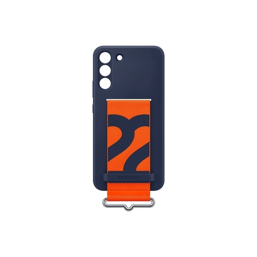 Funda De Silicona Con Correa S22+ Navy