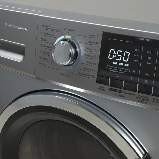 Lavasecarropas Midea WD-LC312SAR1 Inverter 12KG