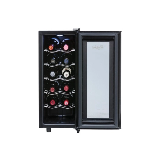 Cava de Vinos Whirlpool para 12 Botellas Negra WZC12A