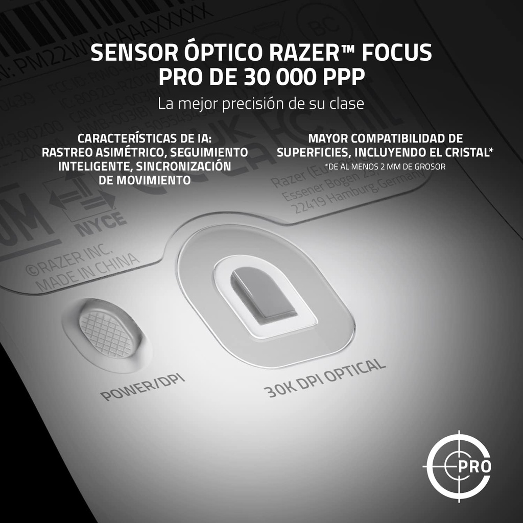 Mouse Razer Viper V2 Pro Wireless Blanco