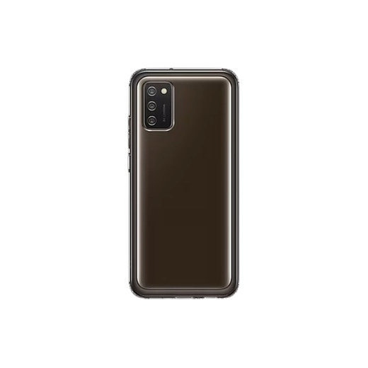 FUNDA SOFT CLEAR A02S NEGRA