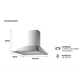 Campana Extractor de cocina Liliana Airclean