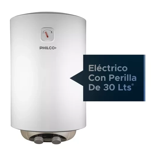 Termotanque Electrico Philco 1500w 30 Ltrs. Blanco