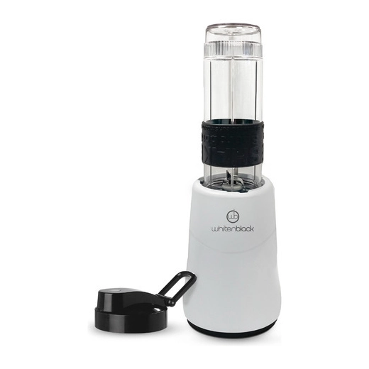 Licuadora deportiva Liliana Whitenblack 600ml 350w ALWB14