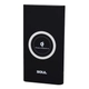 Cargador Portatil Power Bank Doble Qi 10000 Mah Base Celular Negro