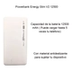 Powerbank Foxbox Energy Slim V2 12500 Mah Blanco