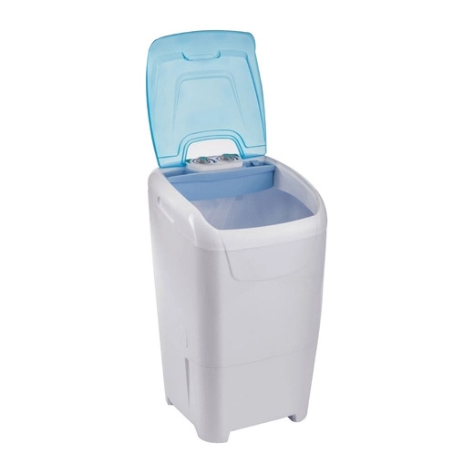 Lavarropas Columbia Semiautomático 7kg Color Blanco/celeste