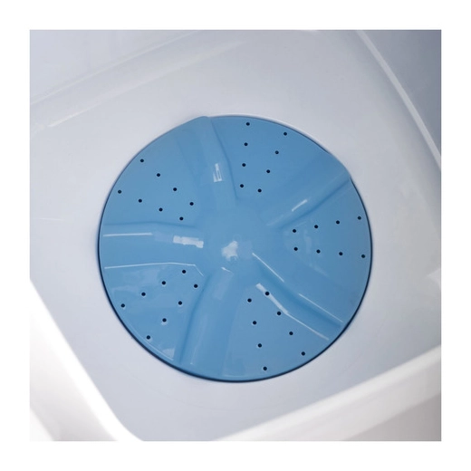 Lavarropas Columbia Semiautomático 7kg Color Blanco/celeste