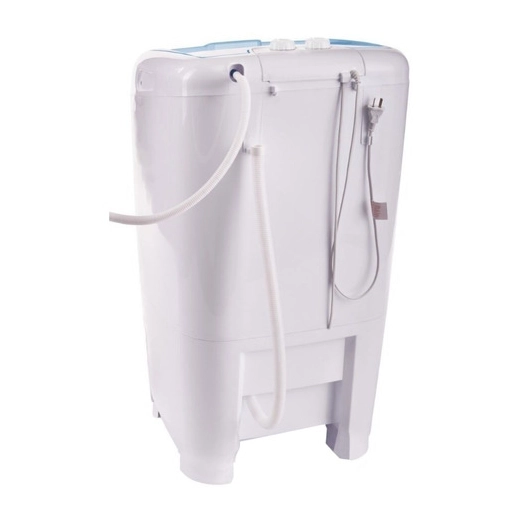 Lavarropas Columbia Semiautomático 7kg Color Blanco/celeste