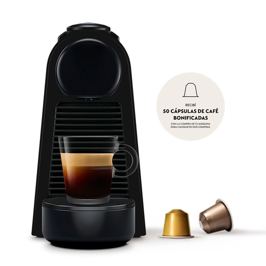 Cafetera Nespresso Essenza Mini Negra