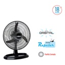 Ventilador De Mesa Liliana Turbo Negro 18 Votr18