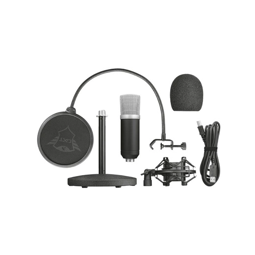Micrófono de estudio Trust Emita Usb Gxt252