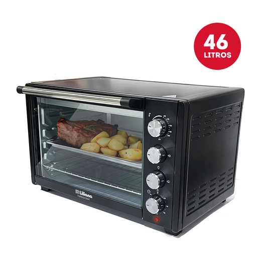 Horno Eléctrico Liliana 46 Litros 2200W 250ºc Negro      