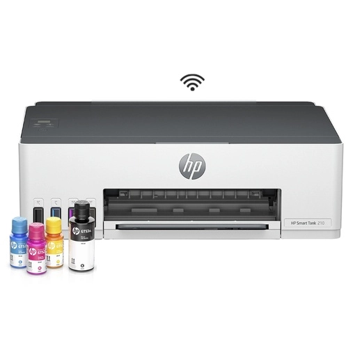 Impresora HP Smart Tank 210 Sistema Continuo Wifi Blanco