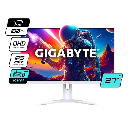 Monitor Gigabyte 27" SS IPS 180Hz 1Ms M27QA Ice