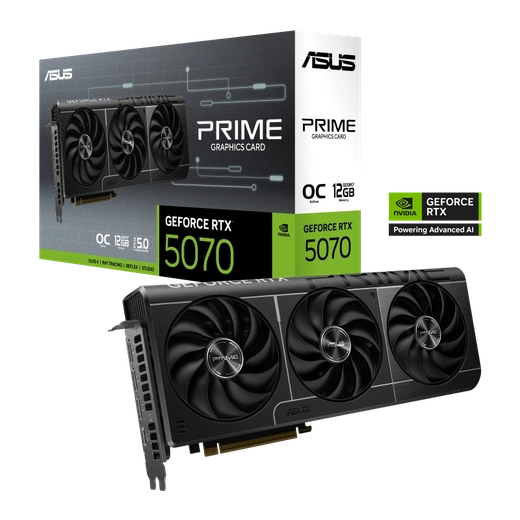 Placa de video Asus Prime GeForce RTX 5070 OC Edition 12GB