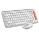 Combo Logitech Pop Icon Español, Blanco