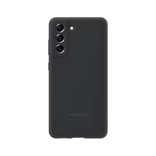 Funda De Silicona Samsung S21 Fe Gris Oscuro