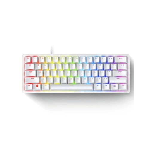 [RZ03-03390400-I] Teclado Gamer Razer Huntsman Mini Qwerty Inglés Us Color Mercury Con Luz Rgb