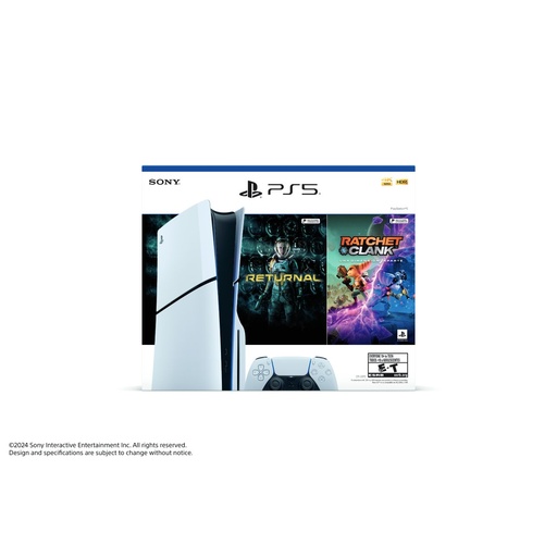 [1000038910] Consola Sony Playstation 5 Slim Standard 1Tb Ratchet And Clank: Rift Apart Returnal Blanco 2022