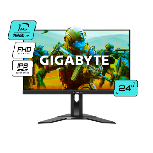 [G24F 2 BR1] Monitor Gaming Gigabyte 23,8 Ips Full Hd 165Hz/Oc180Hz 1Ms