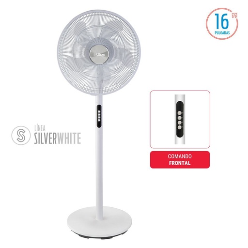 [VP16M] Ventilador De Pie 16" Liliana - Línea SilverWhite